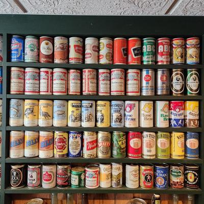 5 Shelves Beer can Collection Bar Man Cave Decor lot 82