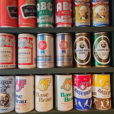 5 Shelves Beer can Collection Bar Man Cave Decor lot 82