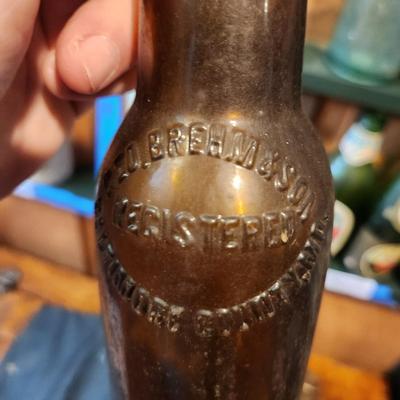 Mixed lot of Vintage Beer Bottles & Can Collection Cone Top Baltimore Brewers