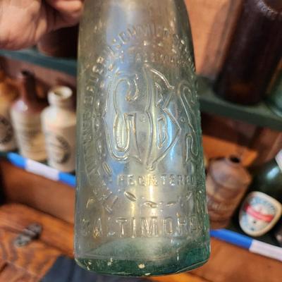 Mixed lot of Vintage Beer Bottles & Can Collection Cone Top Baltimore Brewers
