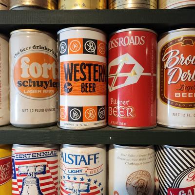 5 Shelves Beer can Collection Bar Man Cave Decor lot 85