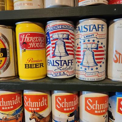 5 Shelves Beer can Collection Bar Man Cave Decor lot 85