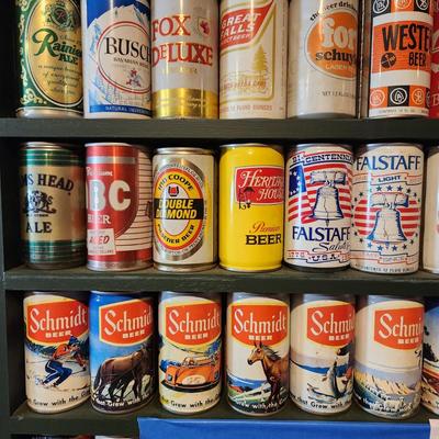 5 Shelves Beer can Collection Bar Man Cave Decor lot 85