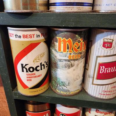 5 Shelves Beer can Collection Bar Man Cave Decor lot 86