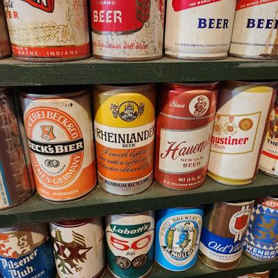 5 Shelves Beer can Collection Bar Man Cave Decor lot 86