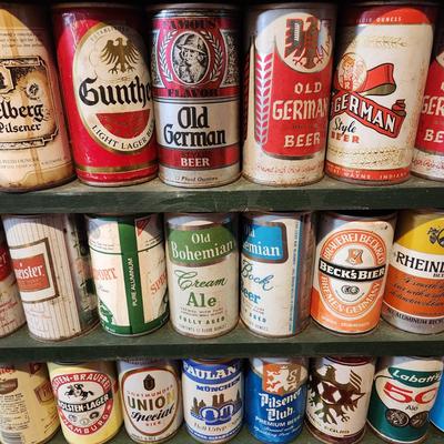 5 Shelves Beer can Collection Bar Man Cave Decor lot 86