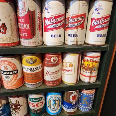 5 Shelves Beer can Collection Bar Man Cave Decor lot 86