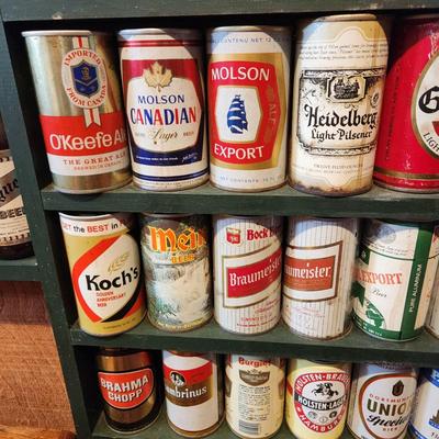 5 Shelves Beer can Collection Bar Man Cave Decor lot 86