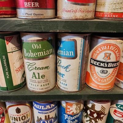 5 Shelves Beer can Collection Bar Man Cave Decor lot 86
