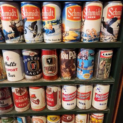 5 Shelves Beer can Collection Bar Man Cave Decor lot 86