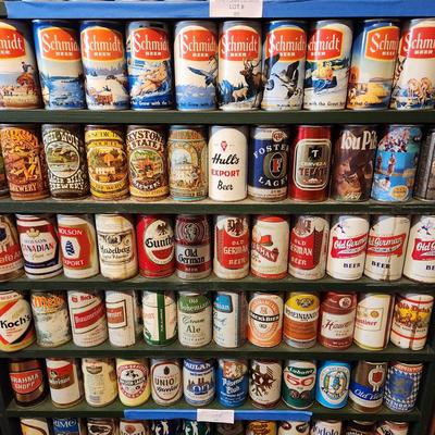 5 Shelves Beer can Collection Bar Man Cave Decor lot 86