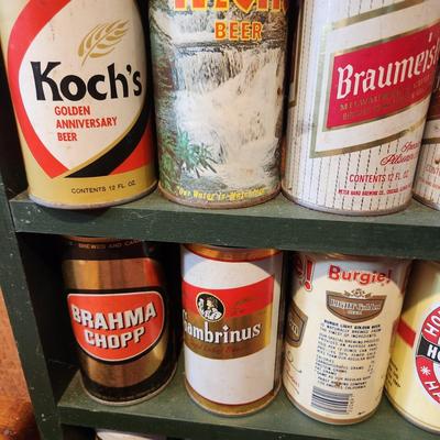 5 Shelves Beer can Collection Bar Man Cave Decor lot 86