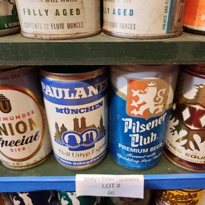 5 Shelves Beer can Collection Bar Man Cave Decor lot 86