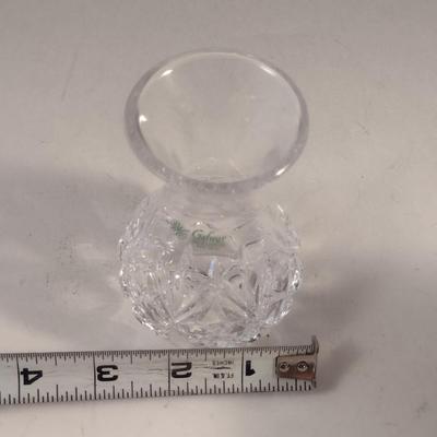 Galway Irish Crystal Small Vase- Approx 4 3/8" Tall