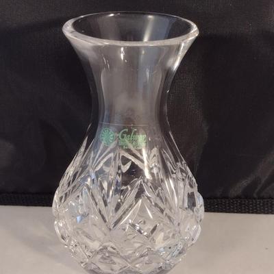 Galway Irish Crystal Small Vase- Approx 4 3/8" Tall