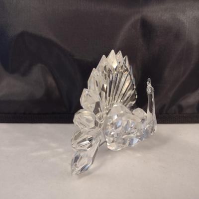 Vintage Iris Arc Crystal Peacock Figurine- Limited Edition 192/2500