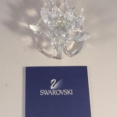 Swarovski Austrian Crystal Large Waterlily Figurine