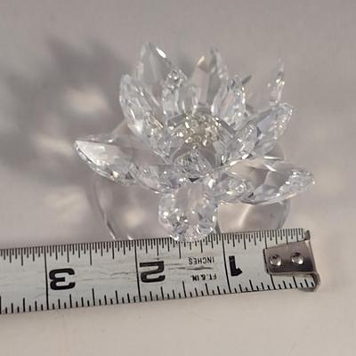 Swarovski Austrian Crystal Large Waterlily Figurine