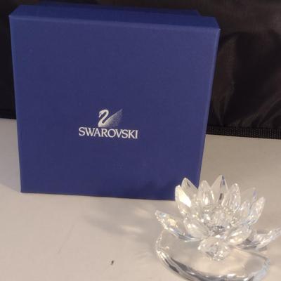 Swarovski Austrian Crystal Large Waterlily Figurine