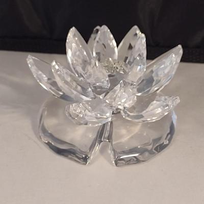 Swarovski Austrian Crystal Large Waterlily Figurine