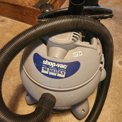 Shop Vac 16 Gallon 6.5 HP tested