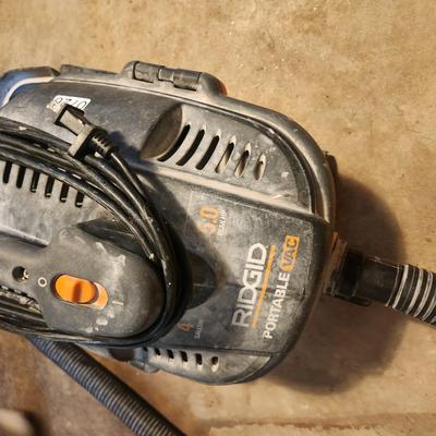 Ridgid 4 Gallon 5 HP Vacuum tested