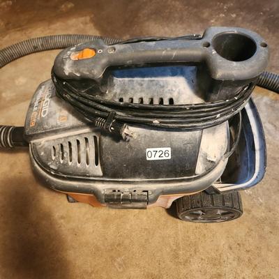 Ridgid 4 Gallon 5 HP Vacuum tested