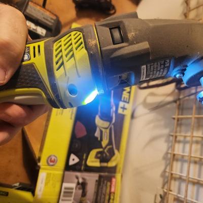 Ryobi 18v Battery Tool Lot Tiller , Circular Saw, One+Jobplus Tool