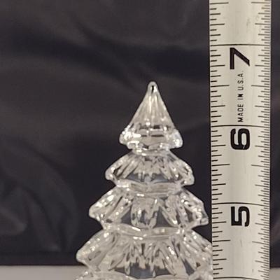 Waterford German Crystal Large Christmas Tree Figurine- Approx 6 1/2" Tall