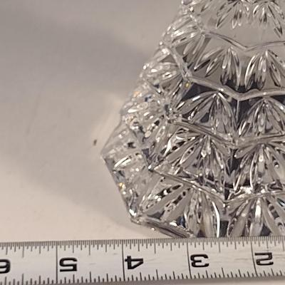 Waterford German Crystal Large Christmas Tree Figurine- Approx 6 1/2" Tall