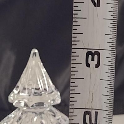 Waterford German Crystal Small Christmas Tree Figurine- Approx 3" Tall