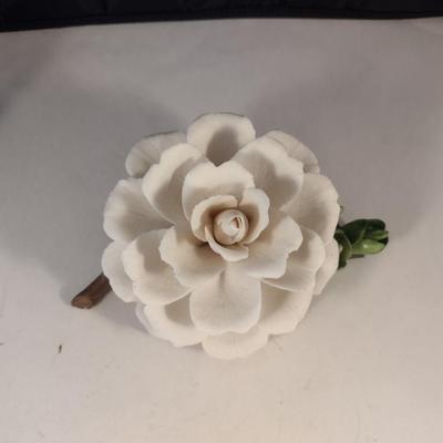Napoleon Italian Porcelain Camelia Figurine- Approx 3" Tall, 6" Wide