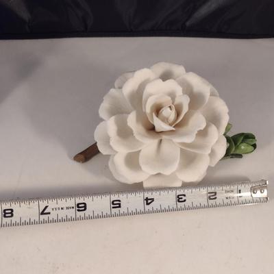 Napoleon Italian Porcelain Camelia Figurine- Approx 3" Tall, 6" Wide