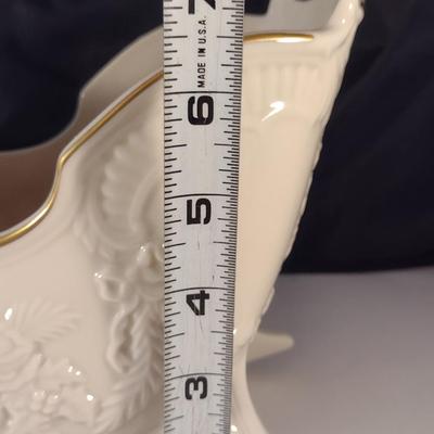 Vintage Lenox USA Porcelain 'The Winter Bouquet Sleigh'