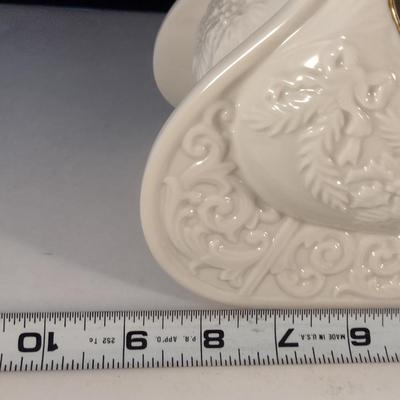 Vintage Lenox USA Porcelain 'The Winter Bouquet Sleigh'