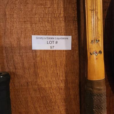 Wall of Vintage Tennis Racquetball Rackets