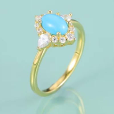 Sleeping Beauty Turquoise Ring
