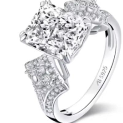 925 Moissanite Ring