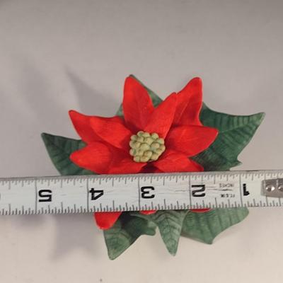 The Lenox Garden Porcelain Poinsettia Figurine
