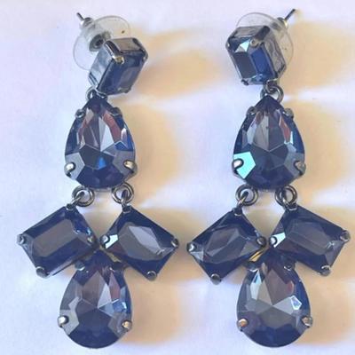 980s Lucite Chandelier Earrings