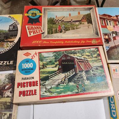 Lot of Vintage Jig Saw Puzzles
