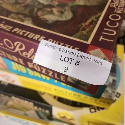 Lot of Vintage Jig Saw Puzzles