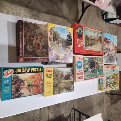 Lot of Vintage Jig Saw Puzzles