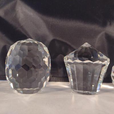 Collection of Crystal Paper Weights