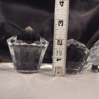 Collection of Crystal Paper Weights
