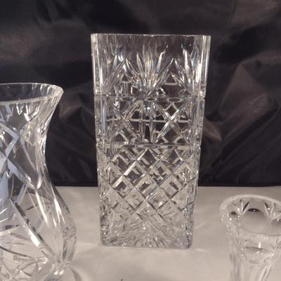 Collection of Glass/Crystal Vases