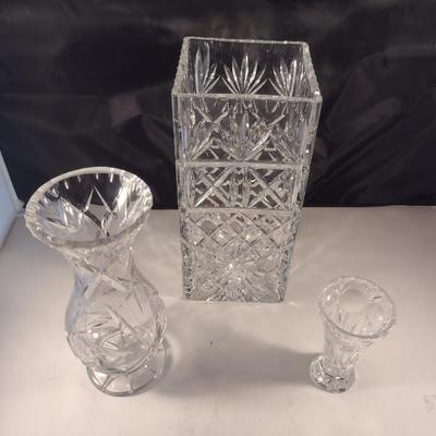 Collection of Glass/Crystal Vases