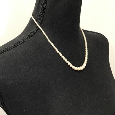 Vintage 1928 faux pearl, classic elegant necklace