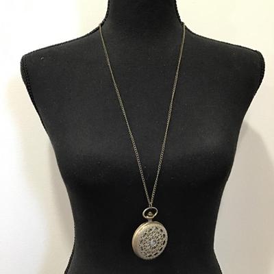 Costume Antique, Bronze toned pocket, watch, untested