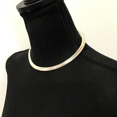 Vintage silver plated, collar necklace